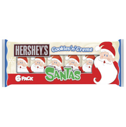 Hershey’s Cookies ‘N’ Crème Santas 6-Pack